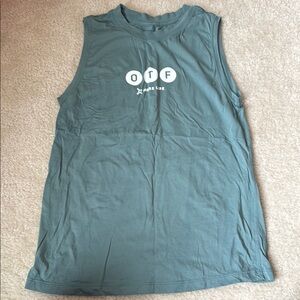 OTF Sleeveless Tank Top in Teal